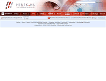 Tablet Screenshot of hirek.hu
